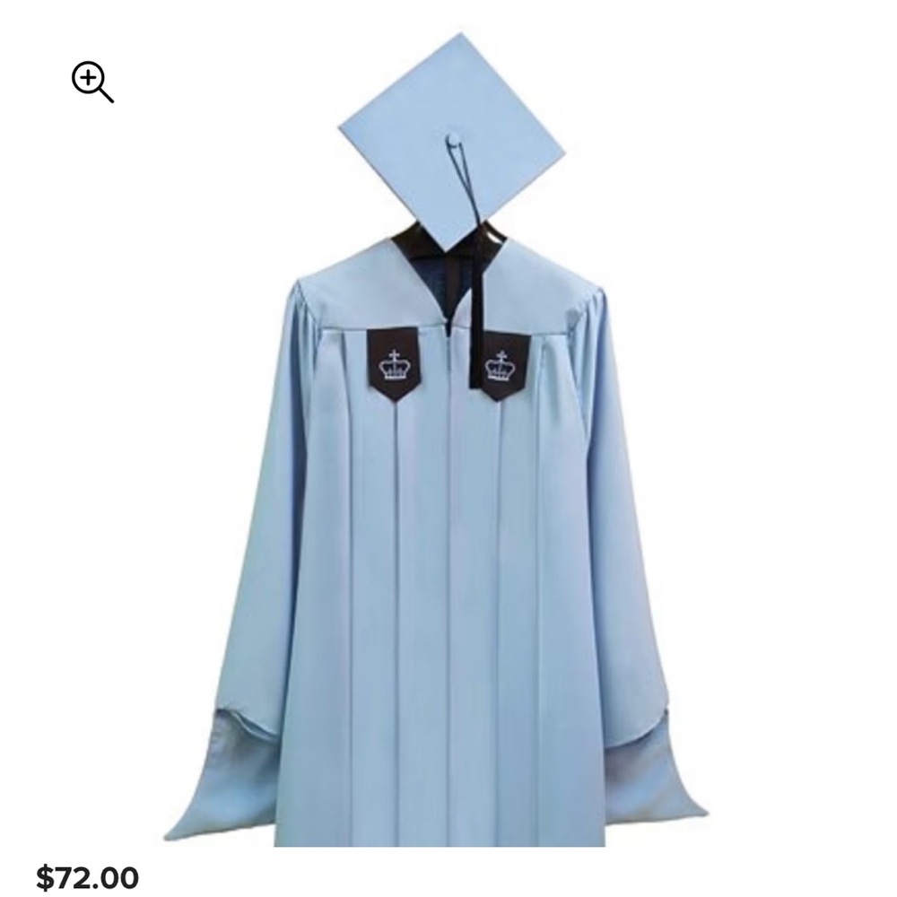 Columbia University Masters degree cap and gown! Worn once - I am 5’3”